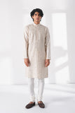 Geometric Embroidered Kurta Set