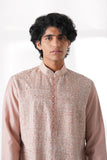 Geometric Embroidered Kurta Set
