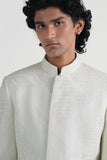 Embroidered Silk Sherwani Set