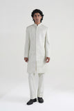 Embroidered Silk Sherwani Set