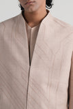 Geometric Tonal Embroidered Sherwani Set