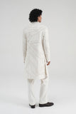 Geometric Tonal Embroidered Sherwani Set