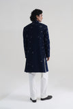 Embroidered Pintuck Sherwani Set