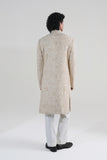 Floral Embroidered Classic Sherwani Set