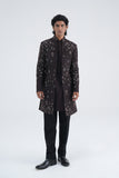 Front Open Embroidered Sherwani Set