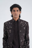 Front Open Embroidered Sherwani Set