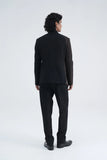Asymmetric Embroidered Summer Wool Bandhgala