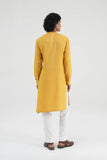 Asymmetric Threadwork Kurta Set