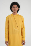 Asymmetric Threadwork Kurta Set