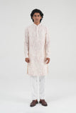 Abstract Criss Cross Printed Kurta Set