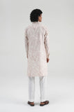 Abstract Criss Cross Printed Kurta Set