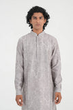 Abstract Criss Cross Printed Kurta Set