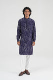 Abstract Criss Cross Printed Kurta Set