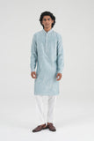 Abstract Criss Cross Printed Kurta Set