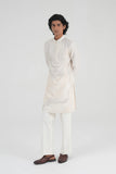 Tonal Thread Embroidered Kurta Set