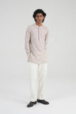 Glitch Embroidered Short Kurta