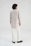 Glitch Embroidered Short Kurta