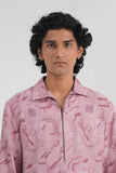 Textured Zipper Kurta