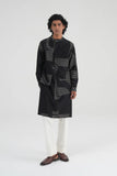 Hand Printed Layered Kurta Set