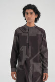 Hand Printed Layered Kurta Set
