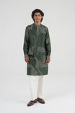Hand Printed Layered Kurta Set