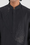 Corded Zari Kurta Set