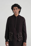 Pintuck Front Open Jawahar Jacket