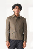 Linen two pocket jacket