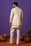 KIAAN IVORY SHORT KURTA JACKET SET
