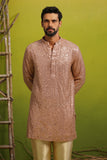 VED CUTDANA PINK SHORT KURTA SET
