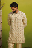 AARSH GOLDEN SHORT KURTA SET