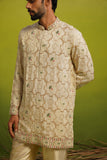 AARSH GOLDEN SHORT KURTA SET