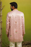 VEDANSH PINK SHORT KURTA SET