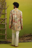 ZORAIN LIGHT MEHENDI SHORT KURTA SET