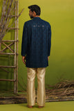 SUKOON NAVY BLUE SHORT KURTA SET