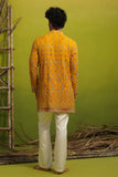 SURKH HALDI SHORT KURTA SET