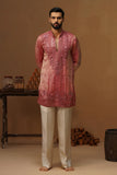 ARYA PINK  V NECK SHORT KURTA SET