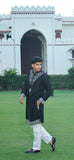 BLOOMING BLACK KURTA SET