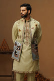 PANDA MEHNDI KURTA JACKET SET