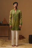 ARYA MEHNDI V NECK SHORT KURTA SET