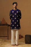 STAR NAVY BLUE  SHORT KURTA  SET