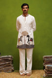 SAATHI IVORY  SHORT KURTA SET