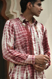 CRIMSON TIE DYE SHIRT