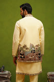 PANDA YELLOW KURTA JACKET SET