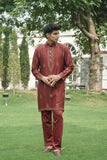 SULA RED KURTA SET