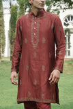 SULA RED KURTA SET