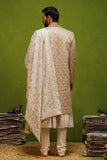 VEDANT GOLD SHERWANI SET