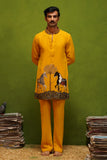 SAATHI YELLOW SHORT KURTA SET