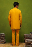 SAATHI YELLOW SHORT KURTA SET