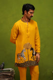 SAATHI YELLOW SHORT KURTA SET